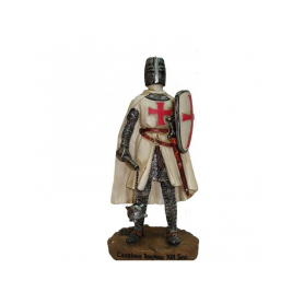 Cavaliere Templare con Mazza e Scudo-12 cm