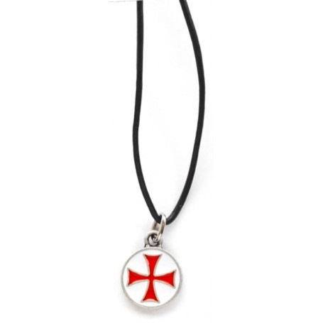 Ciondolo Templare Croce Rossa