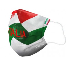 MASCHERINA CHIRURGICA LAVABILE DM PROTECTS-Bandiera Italiana