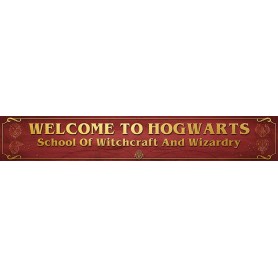 Targa Welcome to Hogwarts