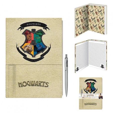 Notebook Hogwarts con penna