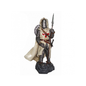 Cavaliere Templare con Lancia-12 cm