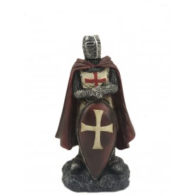 Cavaliere Templare con Scudo-12 cm